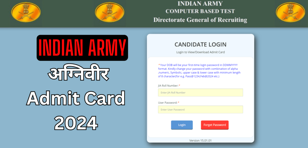 “Agniveer 2024” Admit Card Released: Indian Army’s Download Link