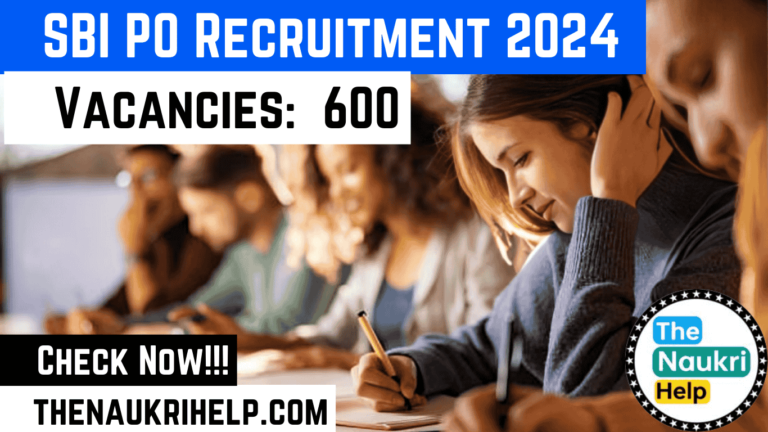 SBI PO Recruitment 2024 SBI PO Vacancy 2024 SBI Probationary Officer PO Online Form 2024